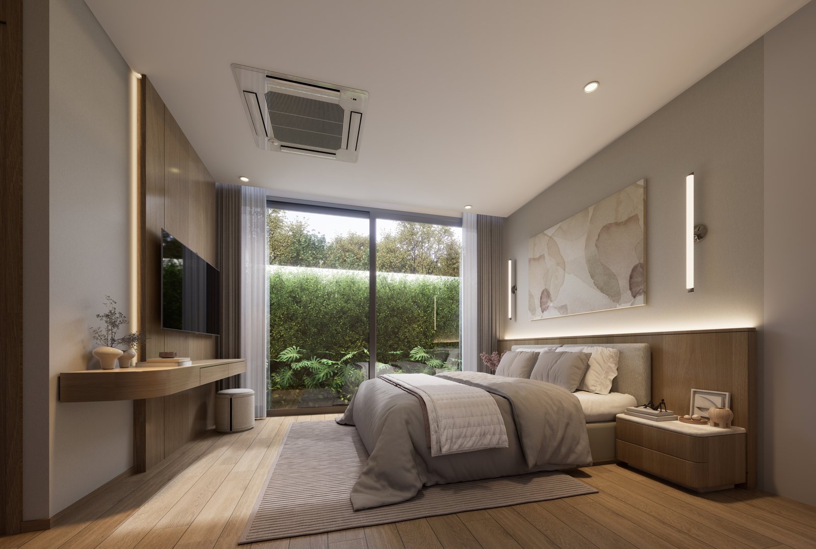 5.Bedroom3 – Monstera